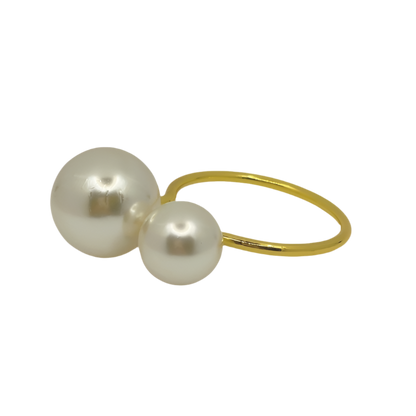 Pearl Ring - Set of 6 Variety of colors available