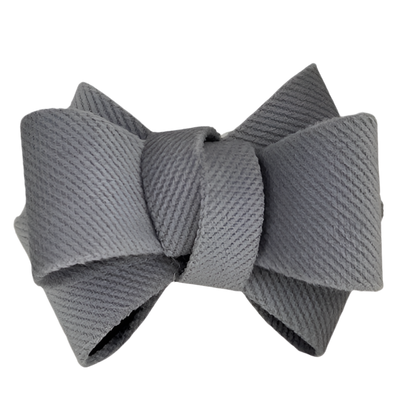 GREY bow ring - Set of 6