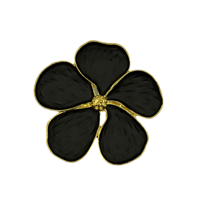 Black Flower - Set of 6