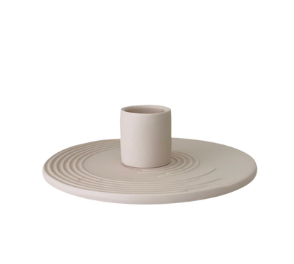 Ceramic Candle Holders - Set of 2